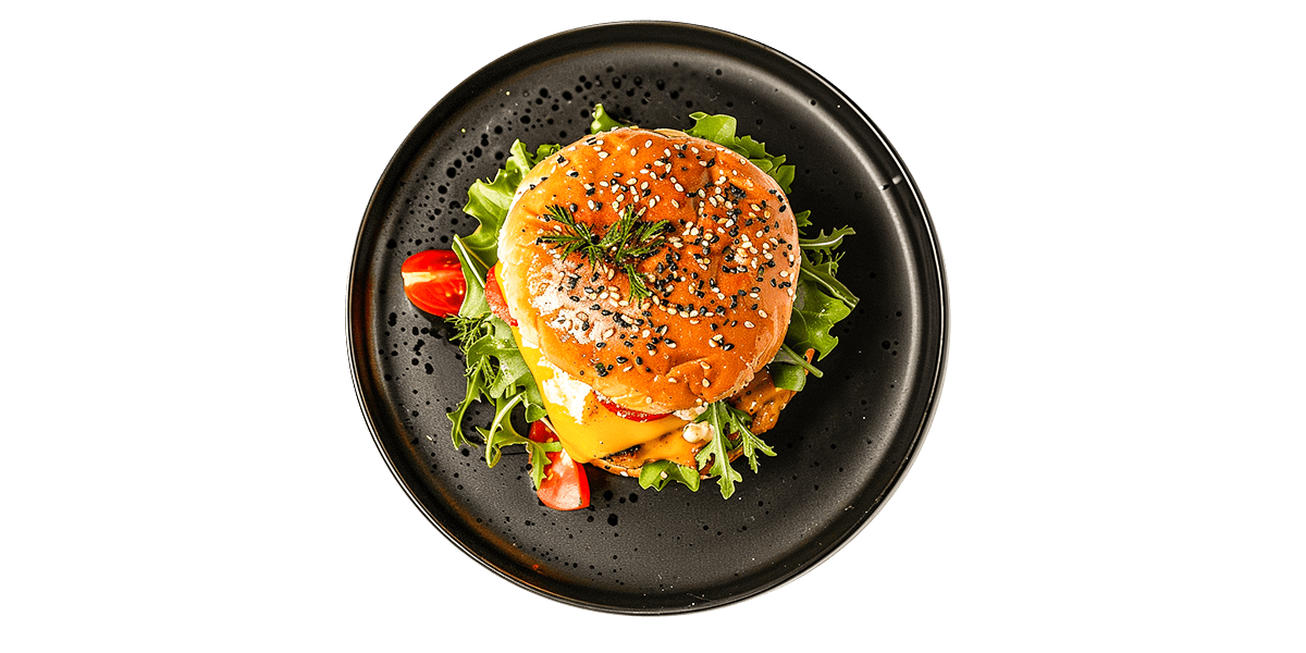 chicken burger w/cheese
